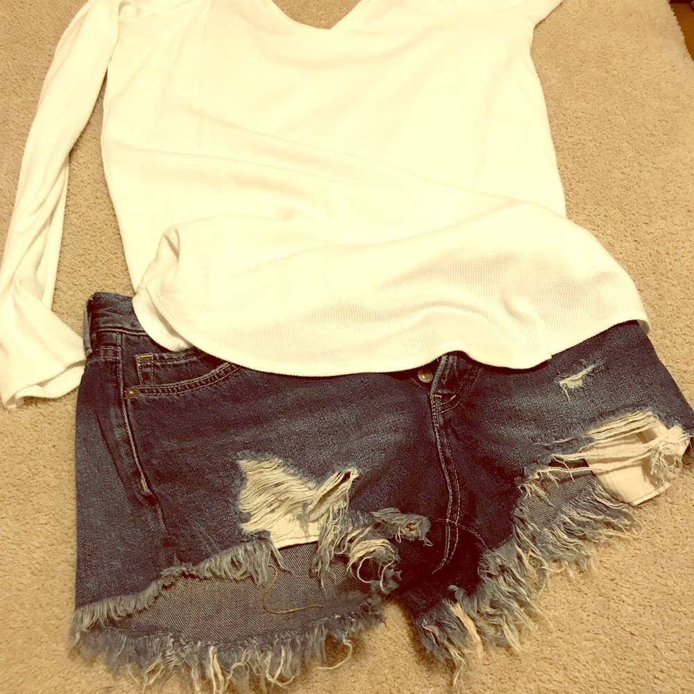 Free people cut off shorts